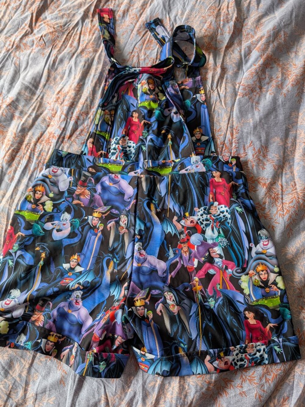 Black Milk Disney villains short overalls